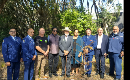 Image of Multicultural New Zealand members along with Iwi and New Zealand Police
