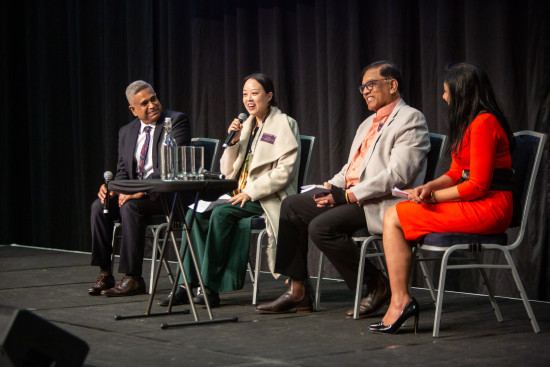 Our Chief Executive Mervin Singham - (left) along other panel members