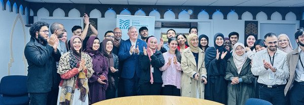 Future Leaders Programme attendees with Minister for Ethnic Communities Hon Mark Mitchell in the centre 