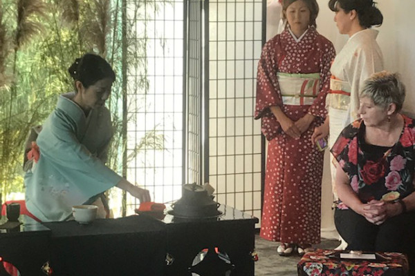 Tea ceremony at Japan day celebration