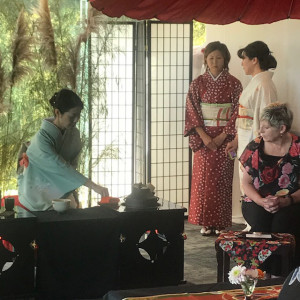 Tea ceremony at Japan day celebration