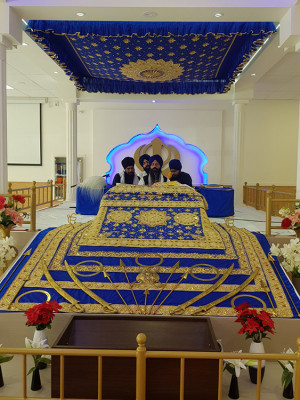 Sikh celebration - within the temple