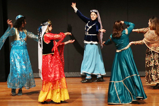 Performers at the Mehregan festival