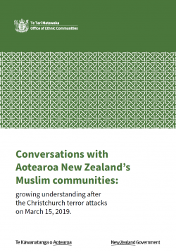 Conversations with Aotearoa New Zealand's Muslim Communities report.