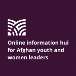 2021 09 10 Afghan communities hui
