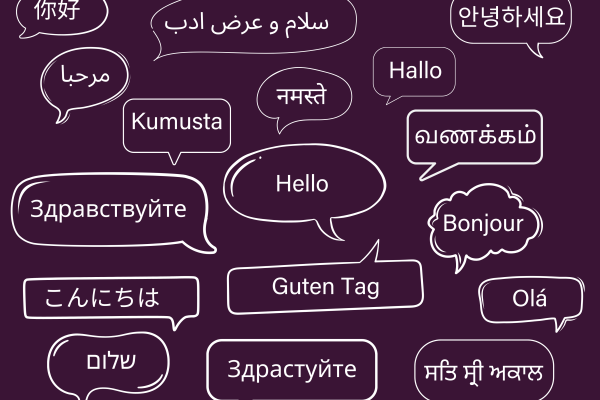 Hello in different languages final